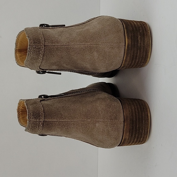 Lucky Brand Breah Boho Chic Ankle Boot Tan Taupe Size 8 - Picture 6 of 16